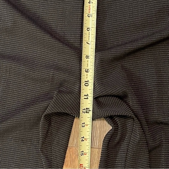 Vtg AVENUE Size 22 Polka Dot Black Stretch Cuffed Dress Pants‎ Career Wide Leg - Picture 16 of 16